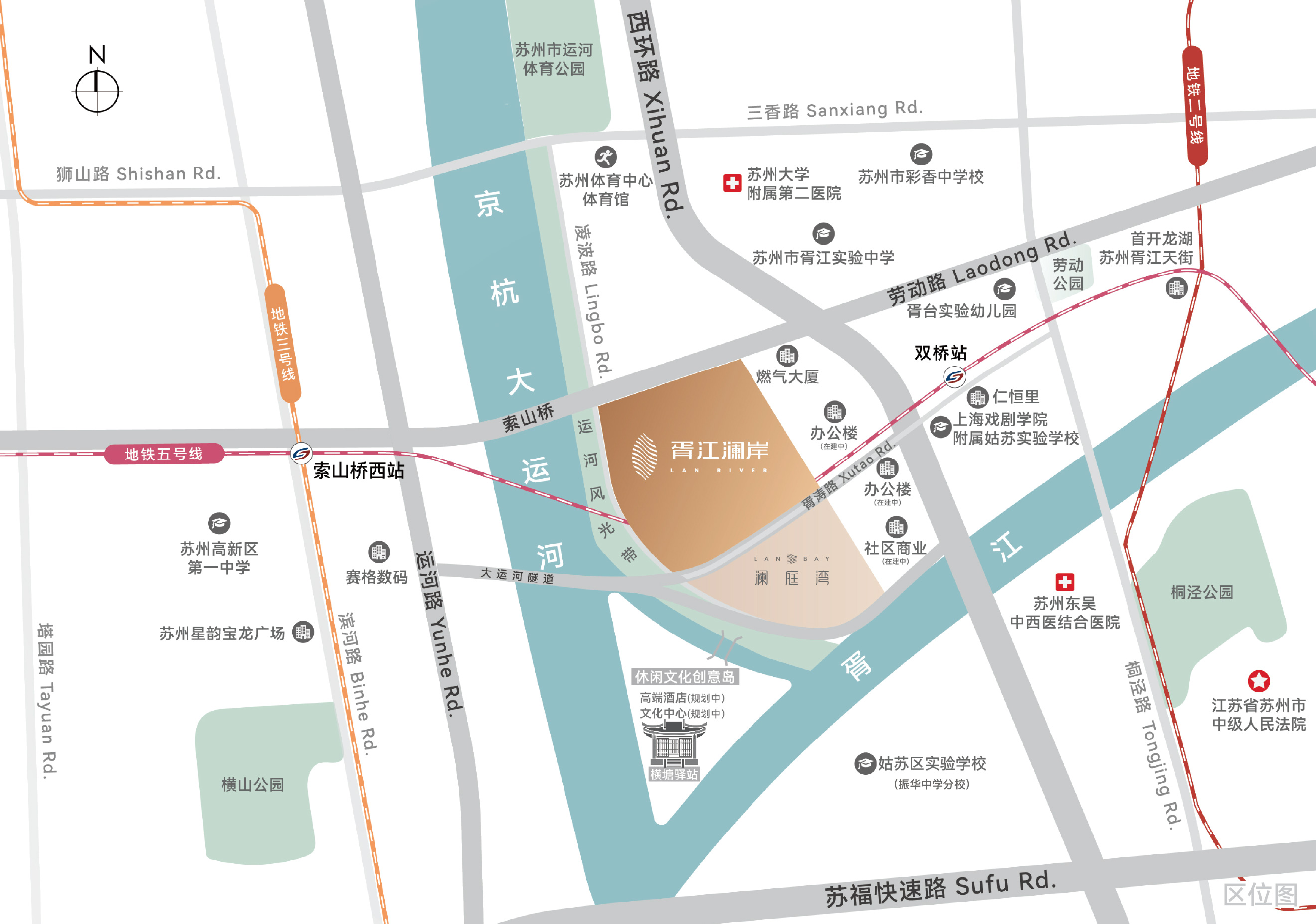 胥江澜岸区位图