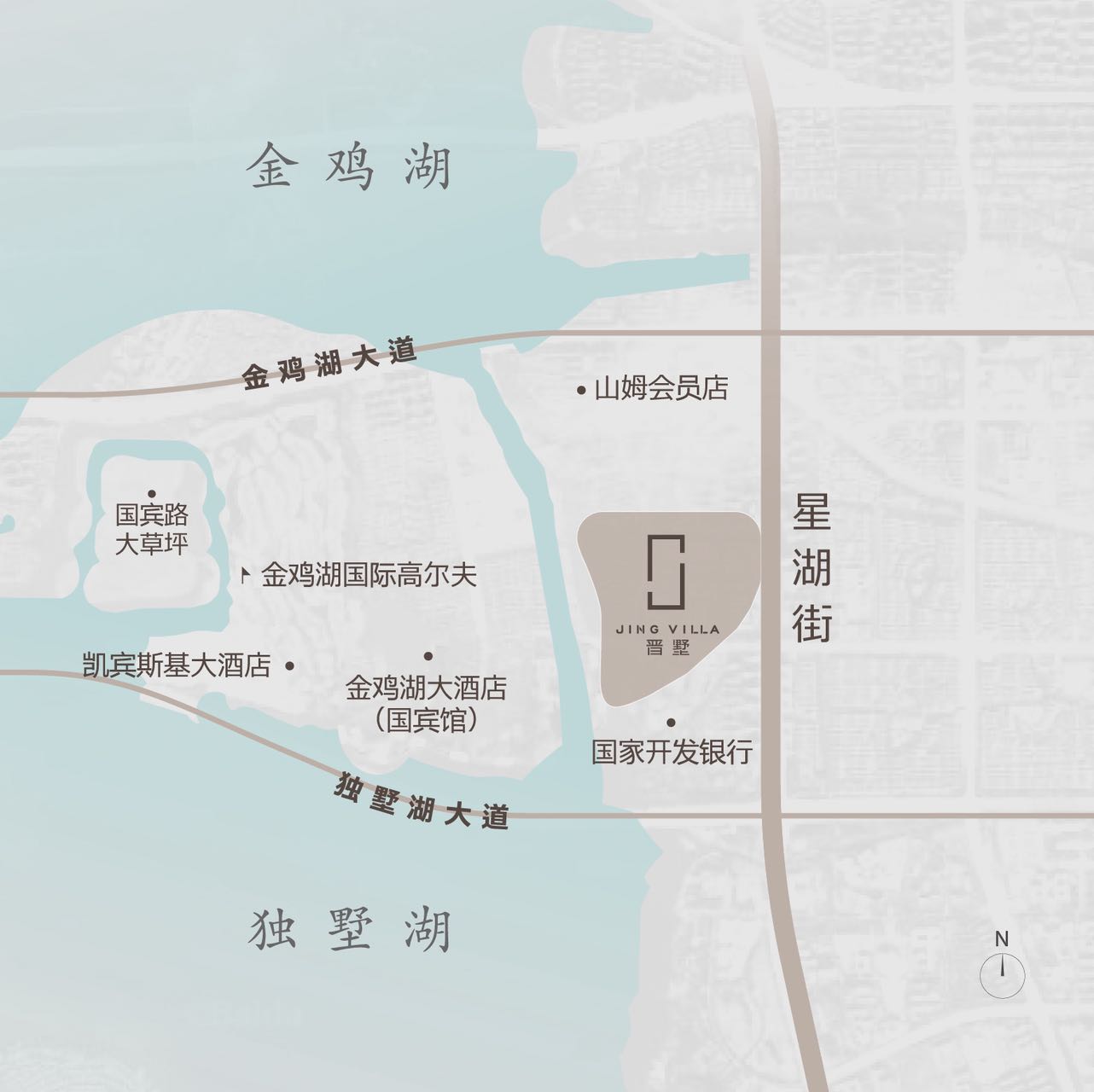 星合晋墅区位图